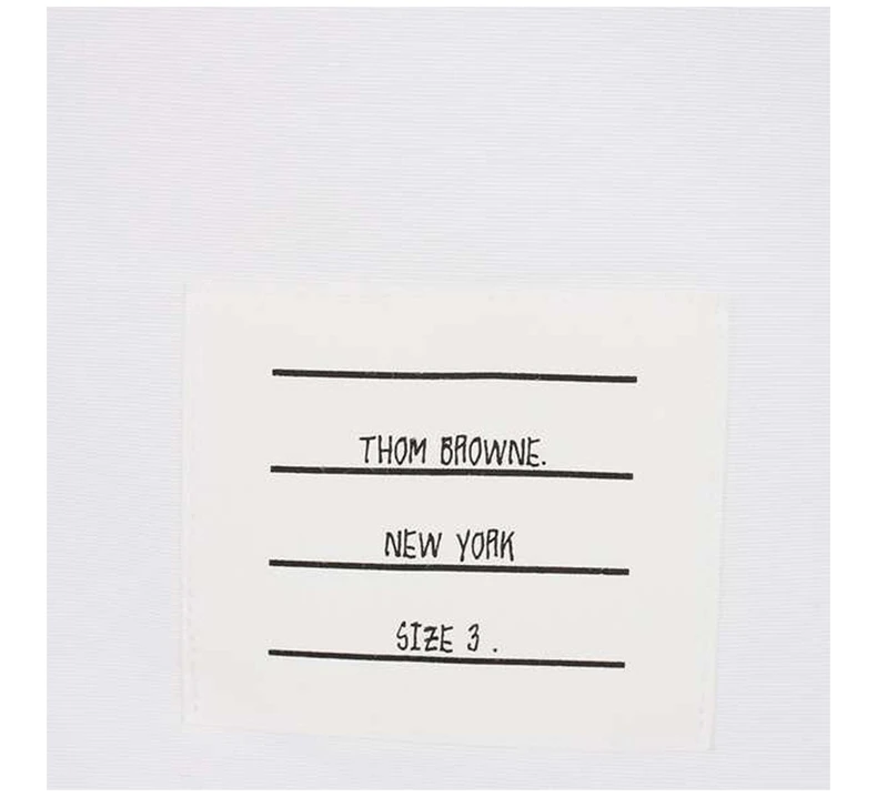 商品Thom Browne|THOM BROWNE 白色男士衬衫 MWL163A-06496-100,价格¥2692,第2张图片详细描述