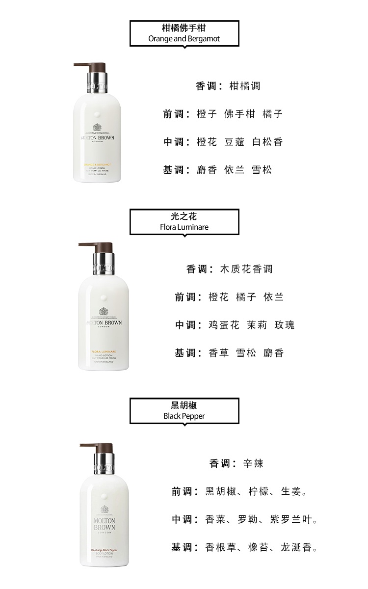 商品Molton Brown|摩顿布朗 身体乳保湿香氛型持久留香300ml,价格¥248,第9张图片详细描述