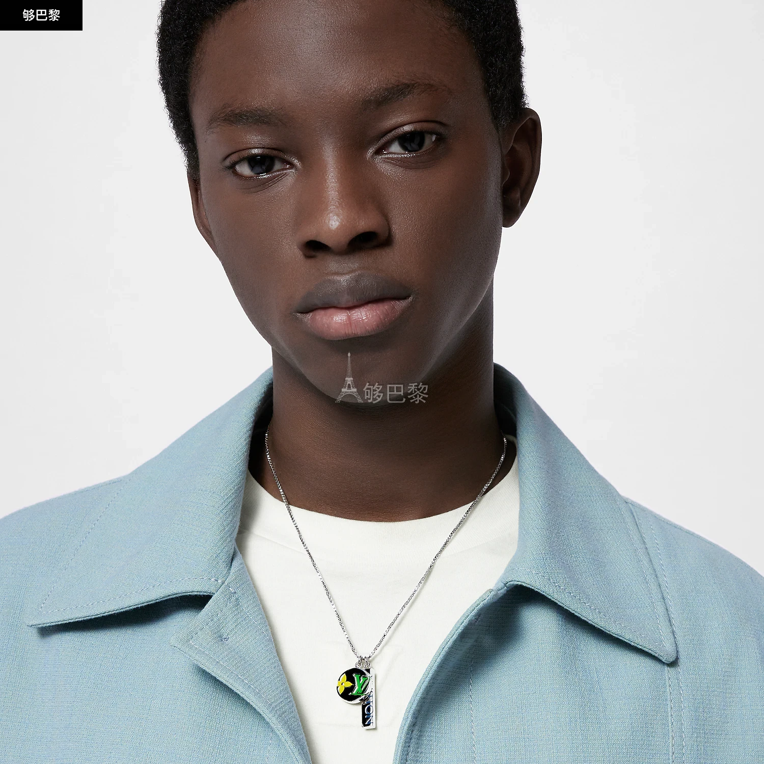 商品Louis Vuitton|【预售】 LV路易威登 25春夏 男士 吊坠 MONOGRAM PLAY 项链 M01185 ,价格¥6229,第3张图片详细描述