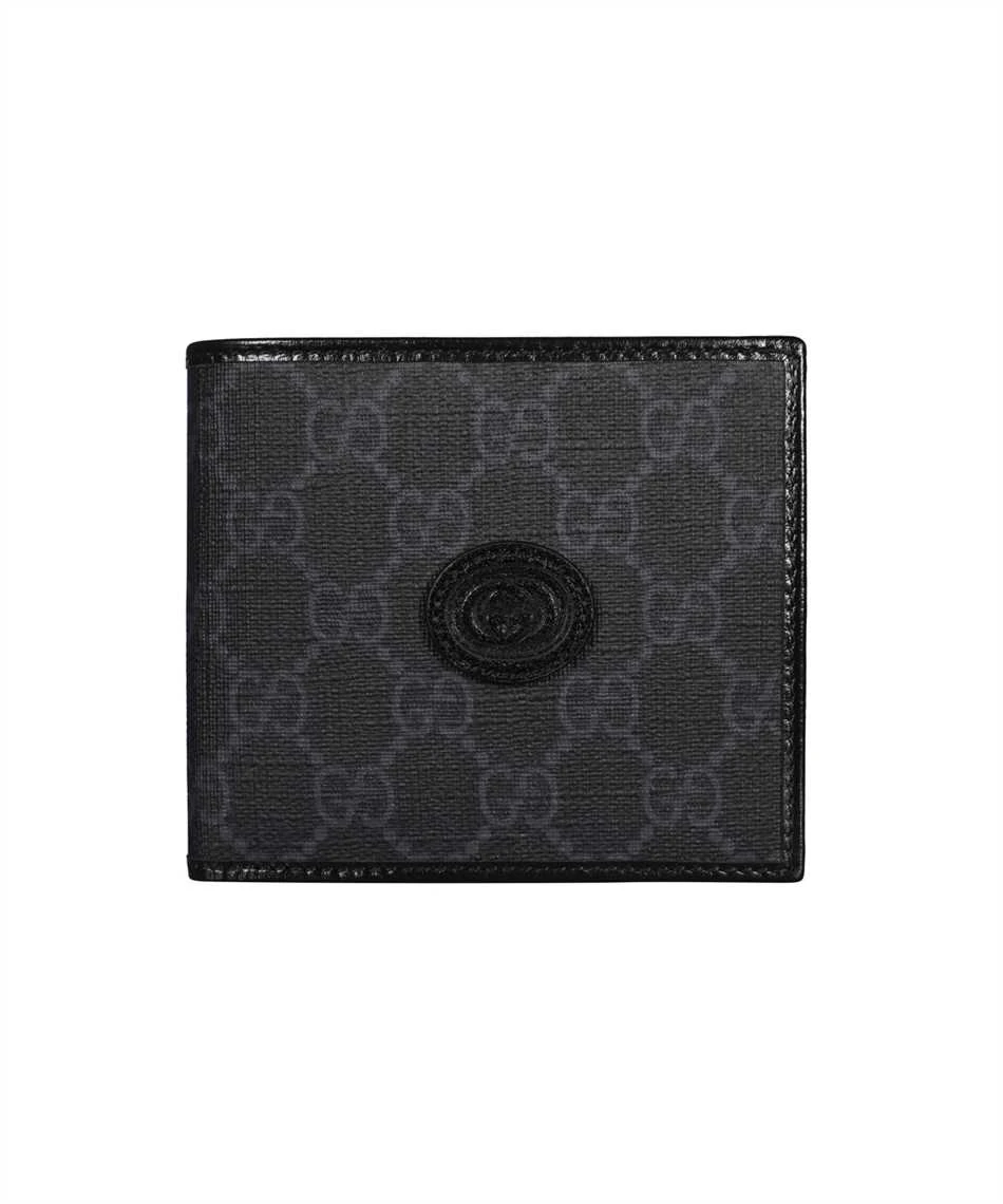 商品Gucci|GUCCI 黑色男士零钱包 673000-92TCN-1000,价格¥3096,第1张图片详细描述