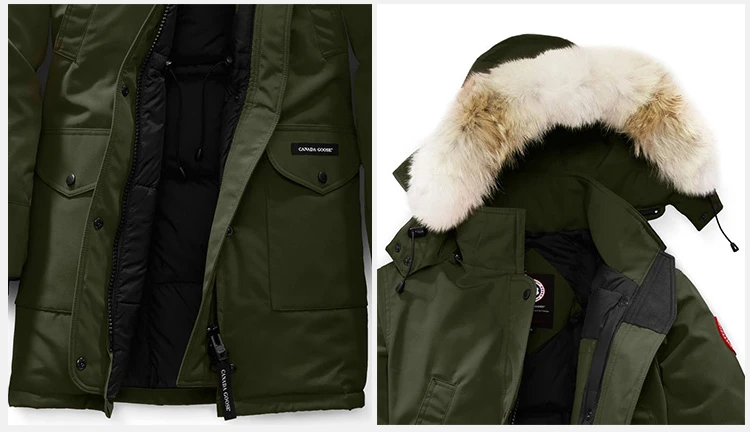 商品[国内直发] Canada Goose|Canada Goose 加拿大鹅 trillium羽绒服女士中长款 6660L-military-green,价格¥11949,第8张图片详细描述