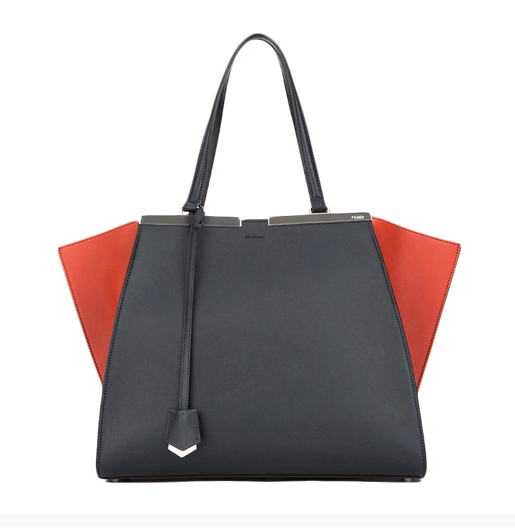 商品[国内直发] Fendi|FENDI 拼色女士手提包 8BH280-Z1P-F0T03,价格¥14233,第5张图片详细描述