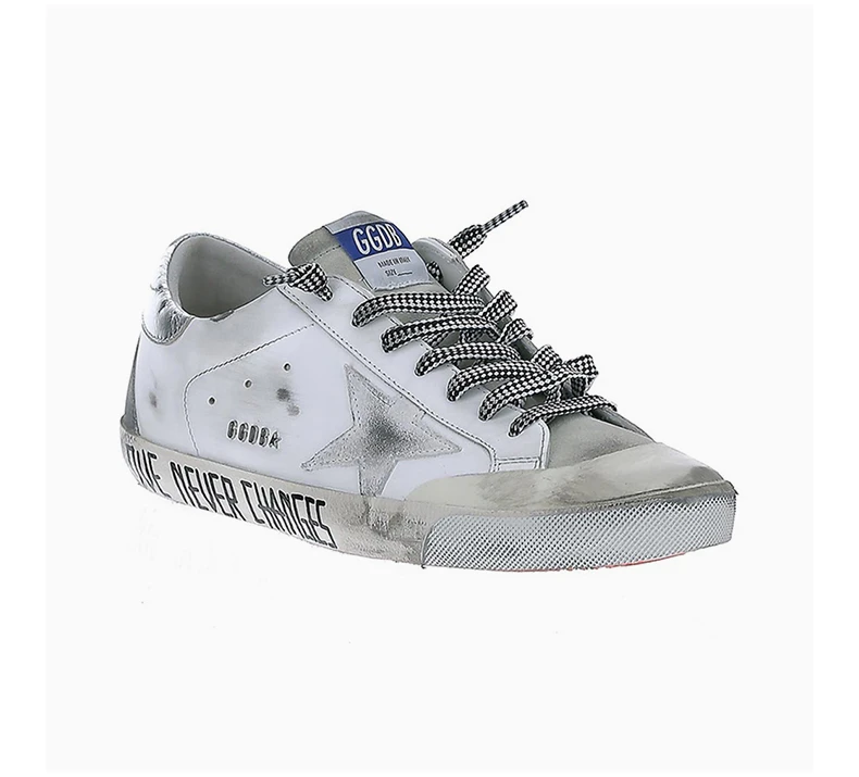 商品Golden Goose|GOLDEN GOOSE DELUXE BRAND 白色男士运动鞋 GMF00175-F001947-10273,价格¥2318,第5张图片详细描述