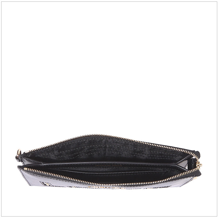 商品Michael Kors|Michael Kors 迈克高仕 黑色牛皮英文女士手拿包 32H7GFDW2O-BLACK,价格¥587,第9张图片详细描述