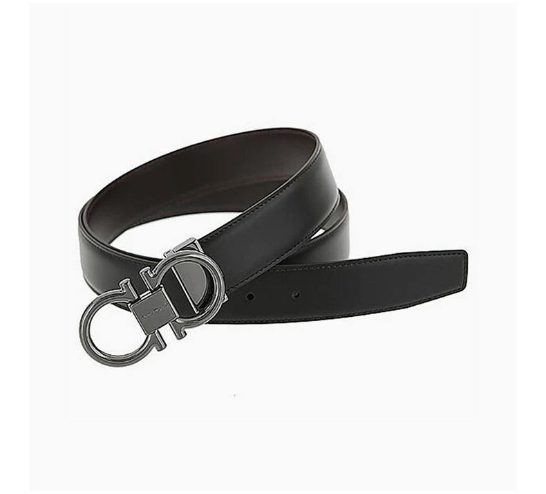商品Salvatore Ferragamo|SALVATORE FERRAGAMO 黑色男士腰带 67-9938-694531,价格¥2590,第4张图片详细描述