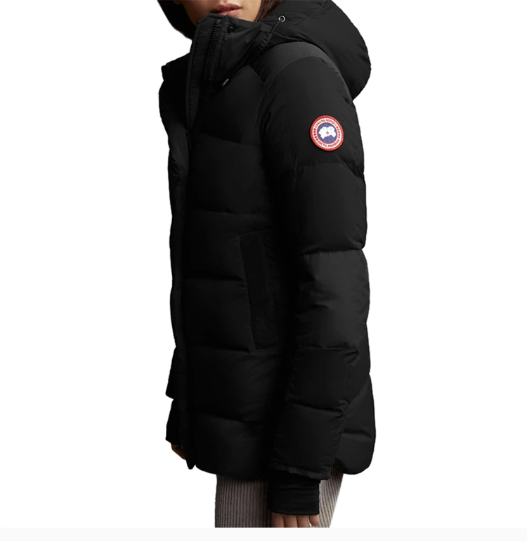 商品[国内直发] Canada Goose|Canada Goose 加拿大鹅  黑色女士羽绒服 5076L-BLACK,价格¥5399,第6张图片详细描述