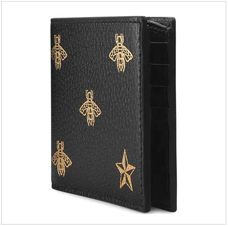商品[国内直发] Gucci|GUCCI 黑色男士短款钱夹 495055-DJ2KT-8474,价格¥3388,第5张图片详细描述