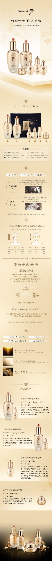 商品WHOO|【享贝家】（国内现货）Whoo 后 天率丹套装 和率礼盒6件套盒  8801051452372 G-LY,价格¥979,第1张图片详细描述