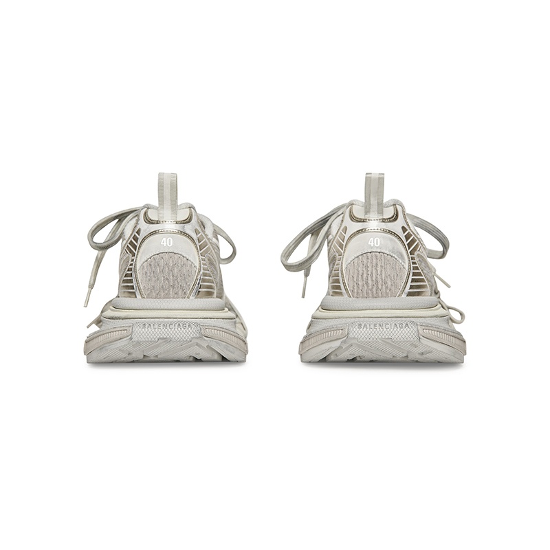 商品Balenciaga|巴黎世家 23新款 男米银色磨损网布聚氨酯运动鞋,价格¥7744,第5张图片详细描述