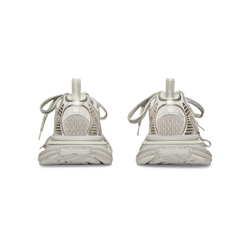 商品Balenciaga|巴黎世家 23新款 男米银色磨损网布聚氨酯运动鞋,价格¥7401,第5张图片详细描述