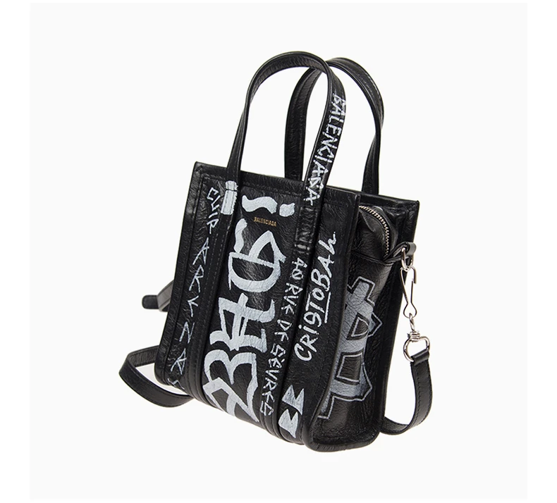 商品[国内直发] Balenciaga|Balenciaga 巴黎世家 黑色牛皮女士手提包 513988-0FE0N-1090,价格¥9288,第5张图片详细描述