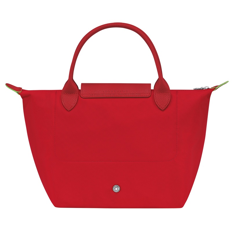 商品Longchamp|LONGCHAMP/珑骧 女士灰色帆布银色五金按扣拉链开合小号手提包,价格¥716,第9张图片详细描述