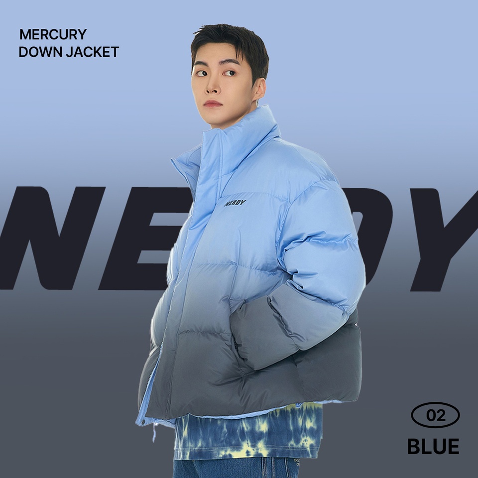 商品NERDY|【享贝家】NERDY 新款男女情侣款运动休闲羽绒服羽绒夹克拼色款 黑色\蓝色\粉红色（预售款，10天发货）PNEW22DJ0401,价格¥896,第2张图片详细描述