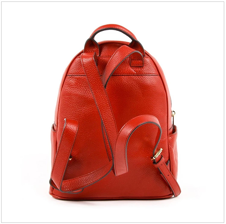 商品[国内直发] Michael Kors|Michael Kors 迈克高仕 红色皮质女士背包 35T7GAYB5L-RED,价格¥1152,第6张图片详细描述
