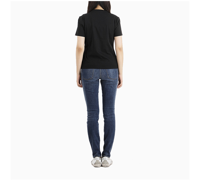 商品Salvatore Ferragamo|SALVATORE FERRAGAMO 女士黑色标志性短袖T恤 11-D464-708863,价格¥1661,第9张图片详细描述