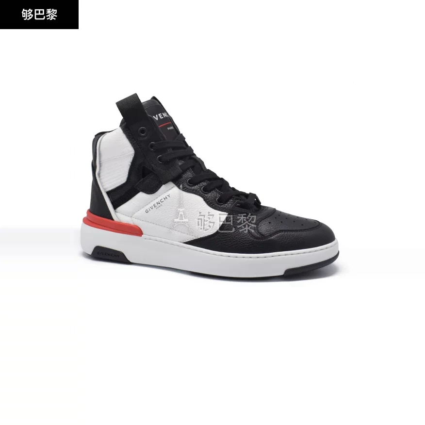商品Givenchy|【特惠7.8折】【预售】 男士 休闲运动鞋 High sneakers Wing 4010  BH002JH0K6004 ,价格¥5117,第3张图片详细描述