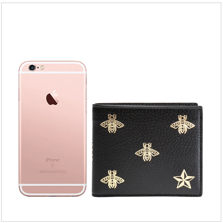 商品[国内直发] Gucci|GUCCI 黑色男士短款钱夹 495055-DJ2KT-8474,价格¥3388,第10张图片详细描述