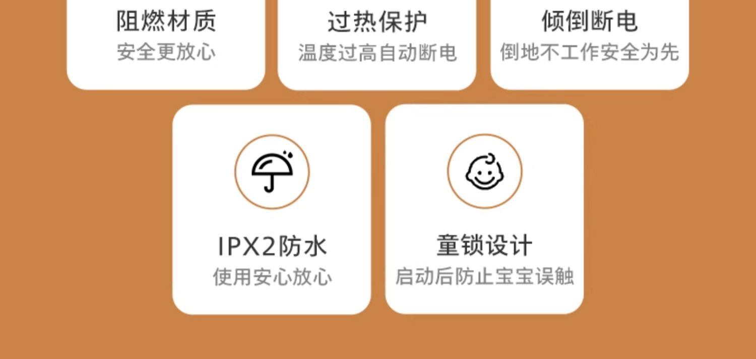 商品[国内直发] Philips|飞利浦石墨烯踢脚线取暖器家用速热节能电暖器热气暖风机,价格¥1650,第30张图片详细描述