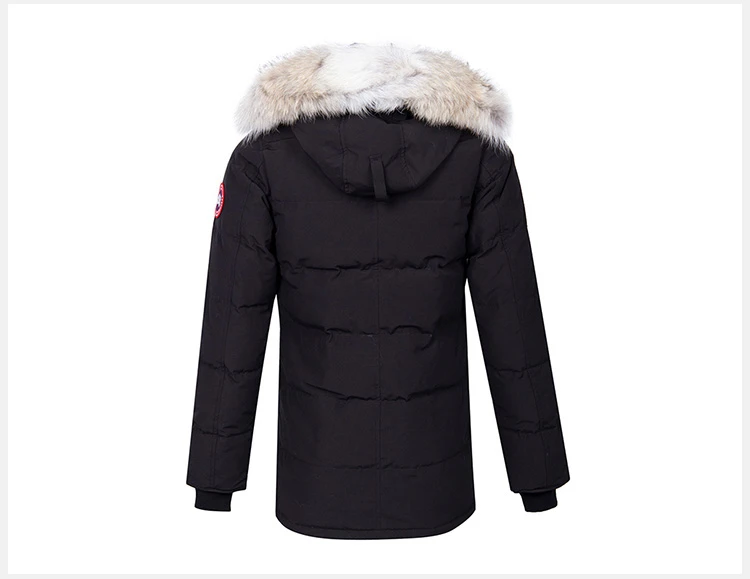 商品[国内直发] Canada Goose|Canada Goose 加拿大鹅 男士连帽拉链羽绒服 3805M-BLACK,价格¥9573,第15张图片详细描述