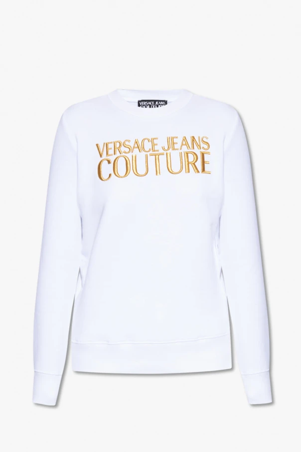 商品[国内直发] Versace|VERSACE JEANS COUTURE 白色女士卫衣/帽衫 73HAIT01-CF00T-G03,价格¥1496,第1张图片详细描述