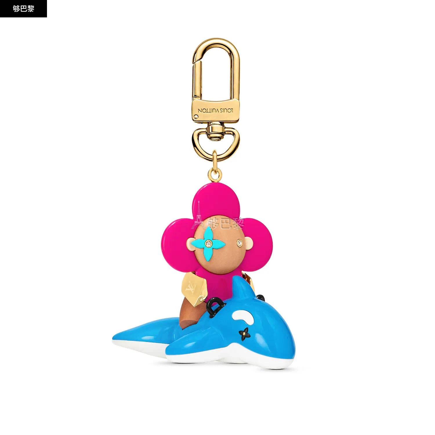商品Louis Vuitton|【预售】 LV路易威登 24秋冬 女士 钥匙扣 VIVIENNE SEA RIDER 钥匙扣 M01167,价格¥9689,第3张图片详细描述
