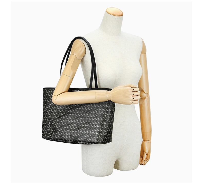 商品Tory Burch|TORY BURCH 格纹女士单肩包 147748-001,价格¥1581,第8张图片详细描述