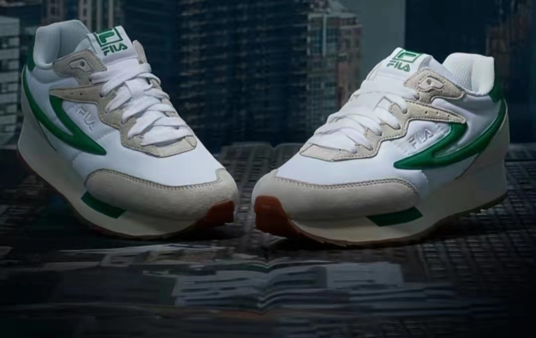 商品Fila|【享贝家】FILA 斐乐 Modulus 低帮运动鞋 韩版 白绿灰 1RM01578D146,价格¥254,第3张图片详细描述