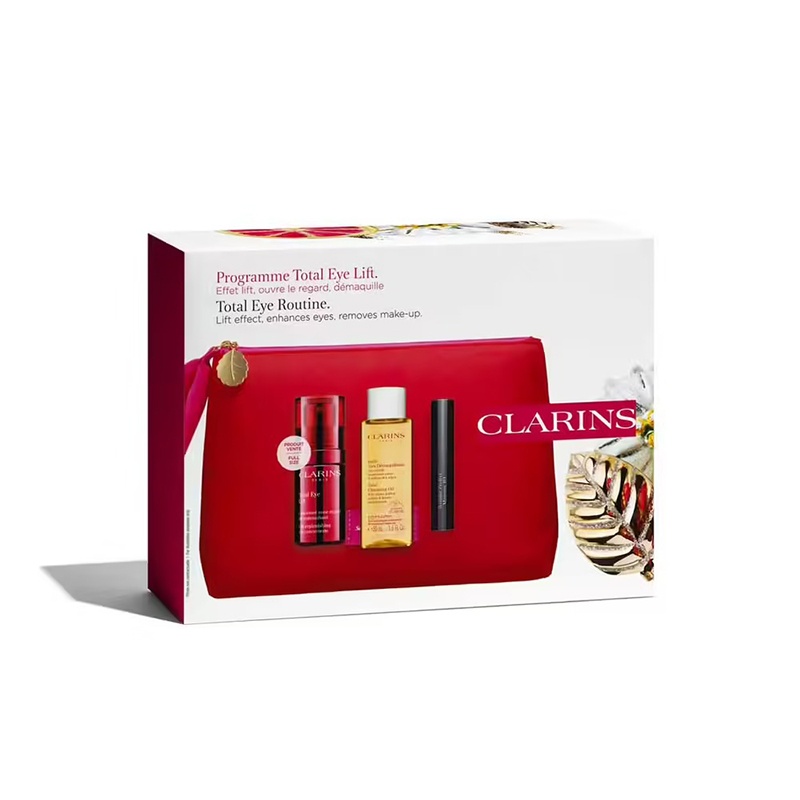 商品Clarins|娇韵诗2022限量护肤3件套 多维密集提拉紧致眼霜15ml+橄榄精华卸妆油50ml+黑色睫毛膏3ml,价格¥474,第7张图片详细描述