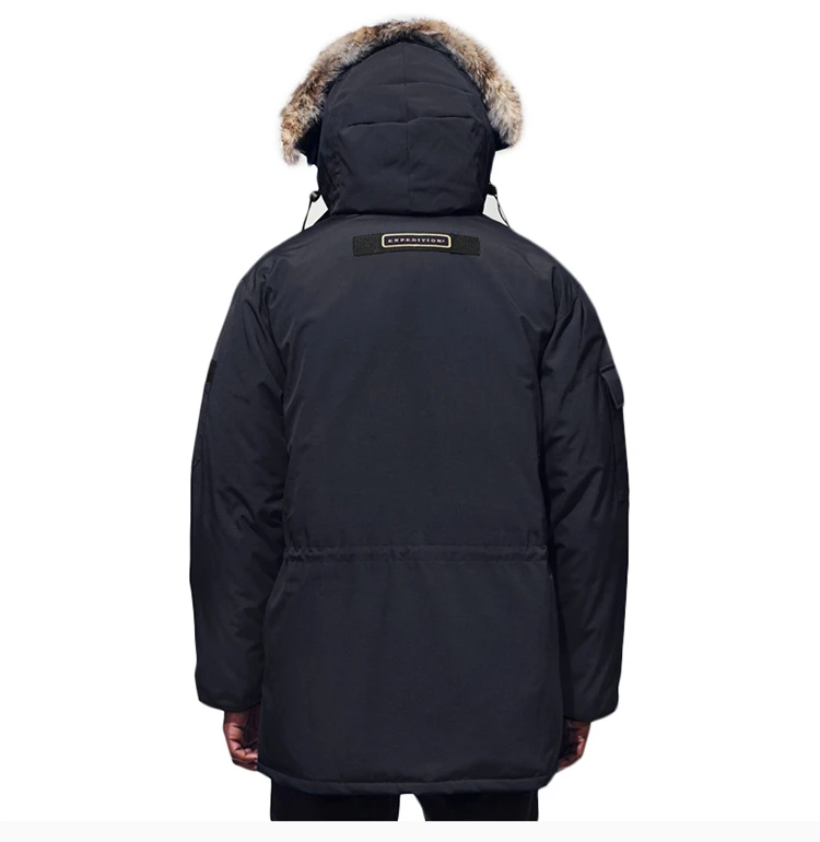 商品[国内直发] Canada Goose|Canada Goose 加拿大鹅 男士深蓝色EXPEDITION远征系列保暖白鸭绒羽绒服 4660M-NAVY,价格¥12756,第7张图片详细描述