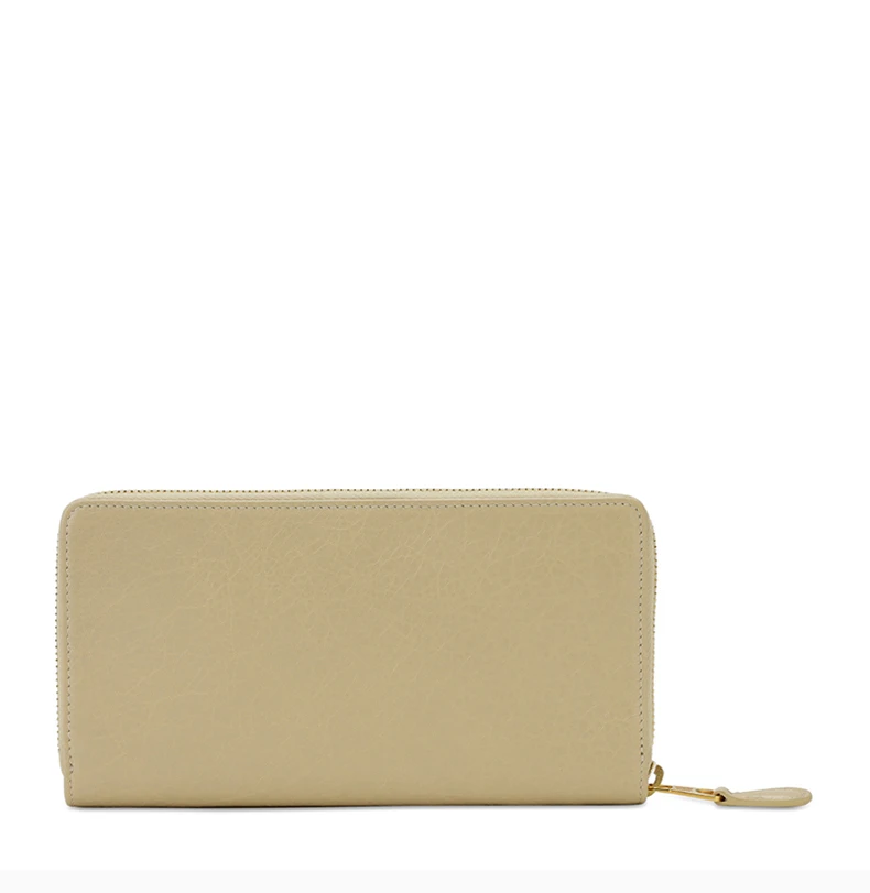 商品[国内直发] Balenciaga|BALENCIAGA 女士浅咖色拉链小号钱包 253053-D940G-9620,价格¥3760,第4张图片详细描述