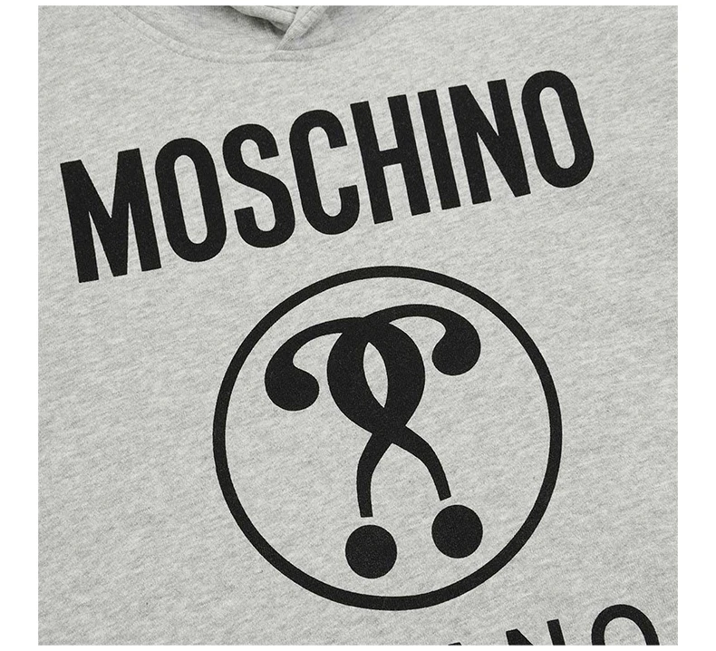 商品Moschino|MOSCHINO 灰色女士卫衣/帽衫 EA1717-5527-1485,价格¥2599,第6张图片详细描述