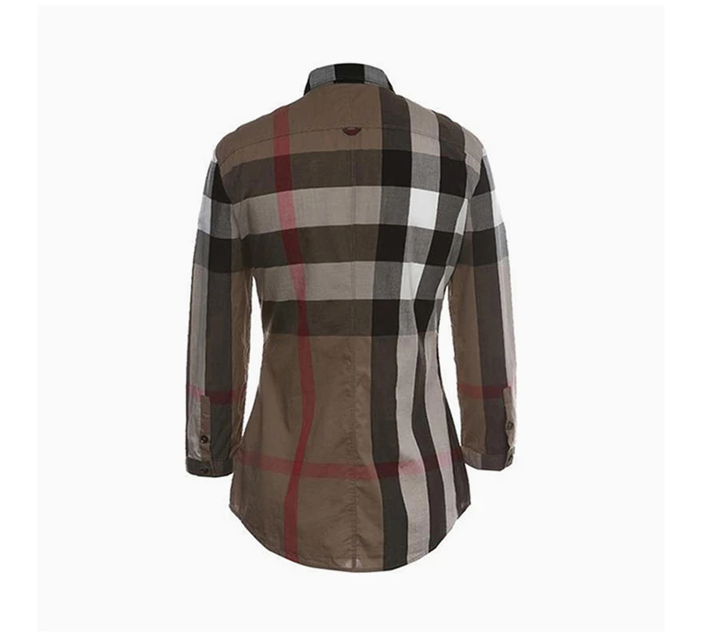 商品[国内直发] Burberry|BURBERRY 拼色男士衬衫 3877243,价格¥2252,第8张图片详细描述