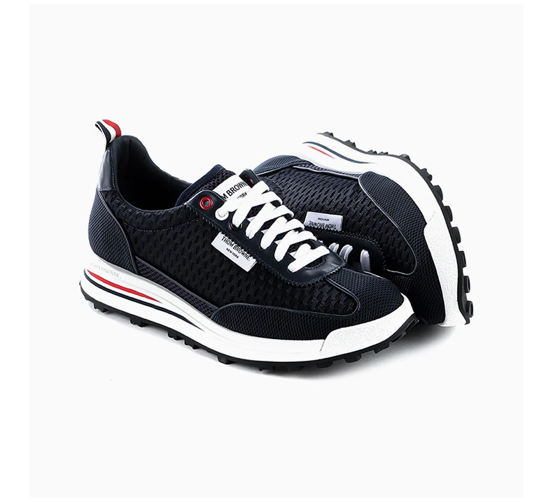 商品Thom Browne|THOM BROWNE 男士黑色运动鞋 MFD228B-03193-415,价格¥3759,第6张图片详细描述