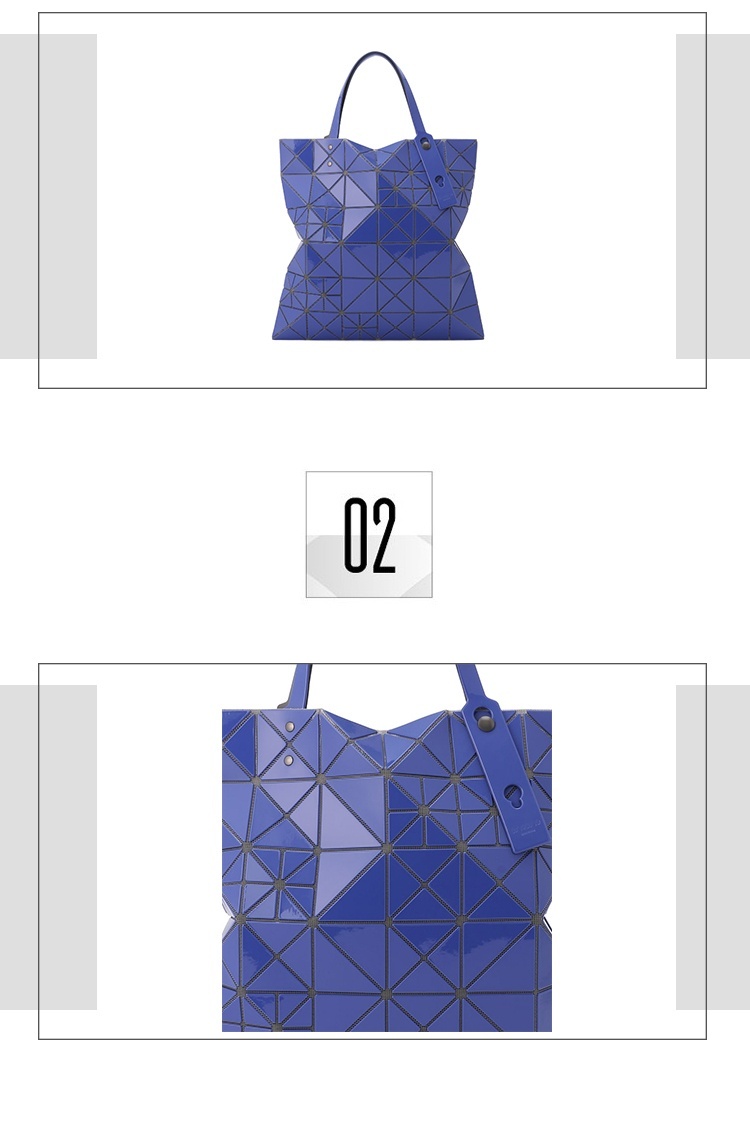 商品Issey Miyake|三宅一生/Issey Miyake 女士手提单肩包蓝色 AG613 72,价格¥3484,第4张图片详细描述
