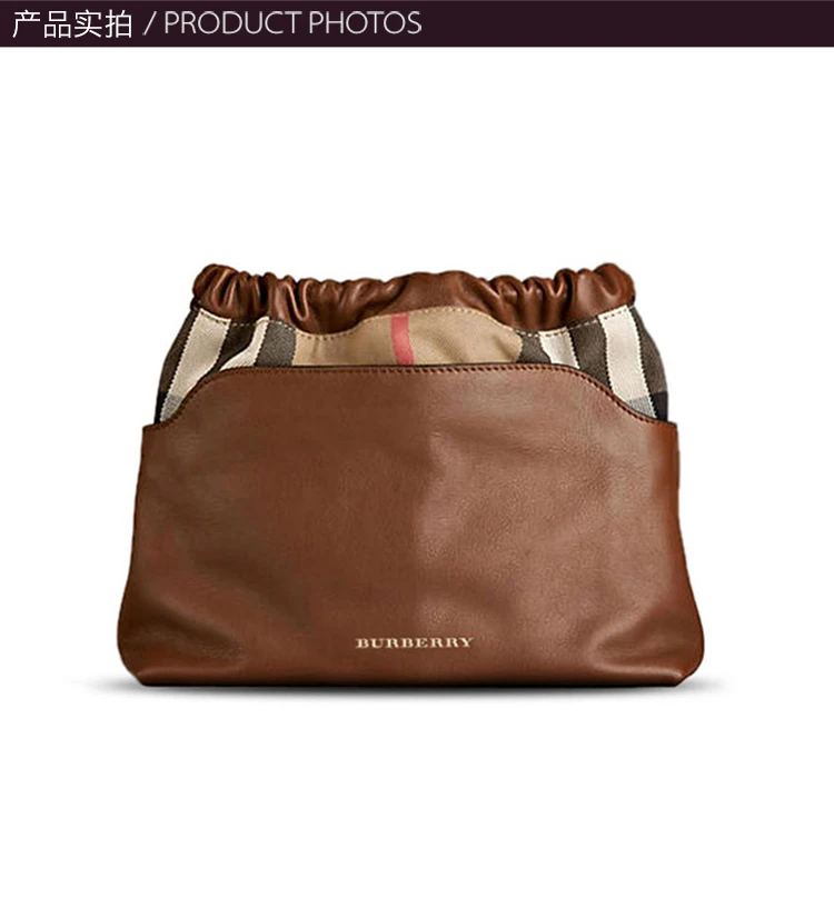 商品[国内直发] Burberry|Burberry 博柏利 女士棕色牛皮单肩包斜挎包 3921489,价格¥4351,第3张图片详细描述