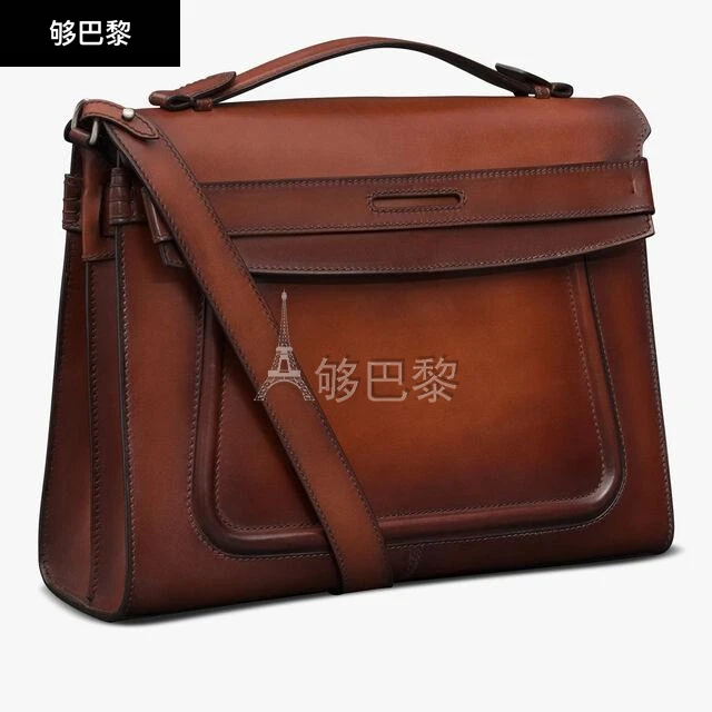 商品Berluti|【预售】 伯鲁提 25春夏 男士 手提包 Andy Messenger Leather Briefcase ANDY__MESSENGER-V2_ML6 ,价格¥35399,第6张图片详细描述