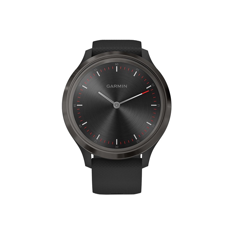 商品Garmin|GARMIN 男女同款黑色树脂表盘石英机芯黑色硅胶表带运动智能手表44MM,价格¥1632,第3张图片详细描述