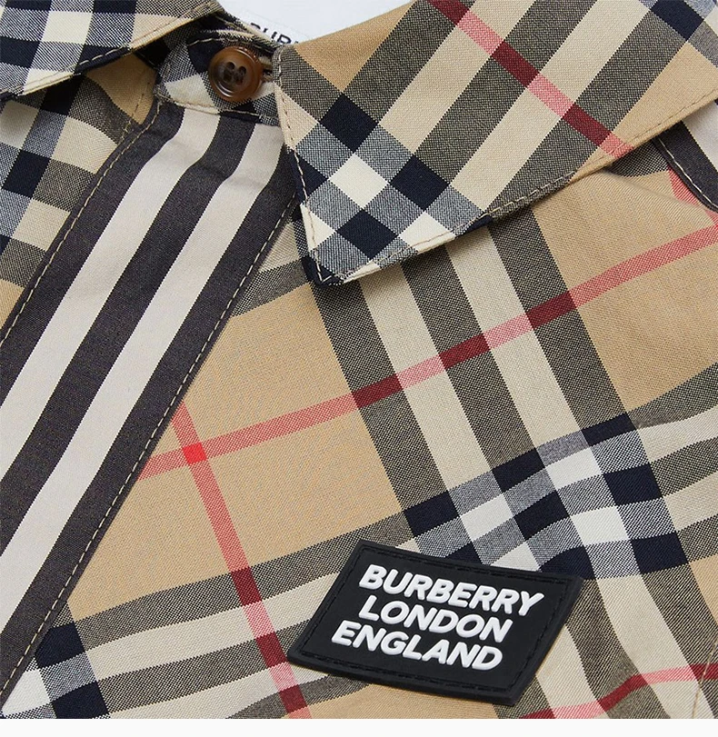 商品[国内直发] Burberry|BURBERRY 格纹男童衬衫 8030099,价格¥1129,第6张图片详细描述