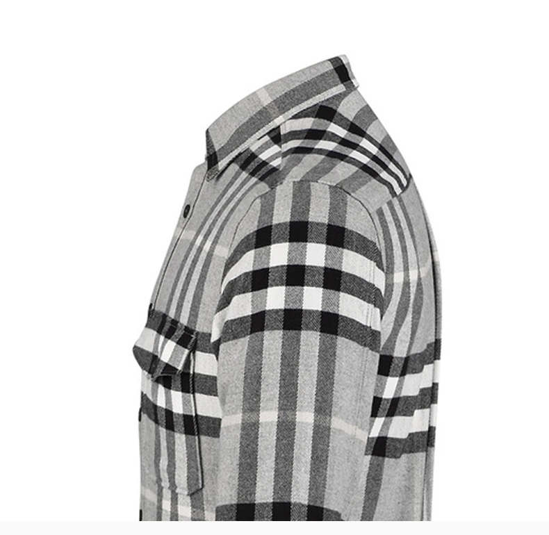 商品Burberry|Burberry 博柏利 Brit男士格纹长袖衬衫全棉 3942159,价格¥2131,第3张图片详细描述
