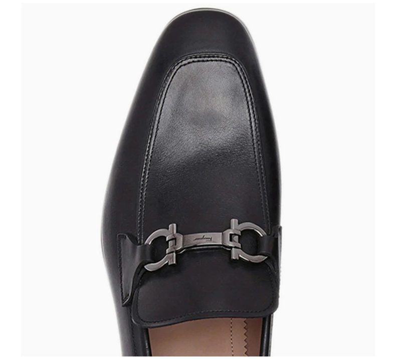 商品Salvatore Ferragamo|SALVATORE FERRAGAMO 黑色男士系带正装鞋 02-C512-735236,价格¥4174,第8张图片详细描述