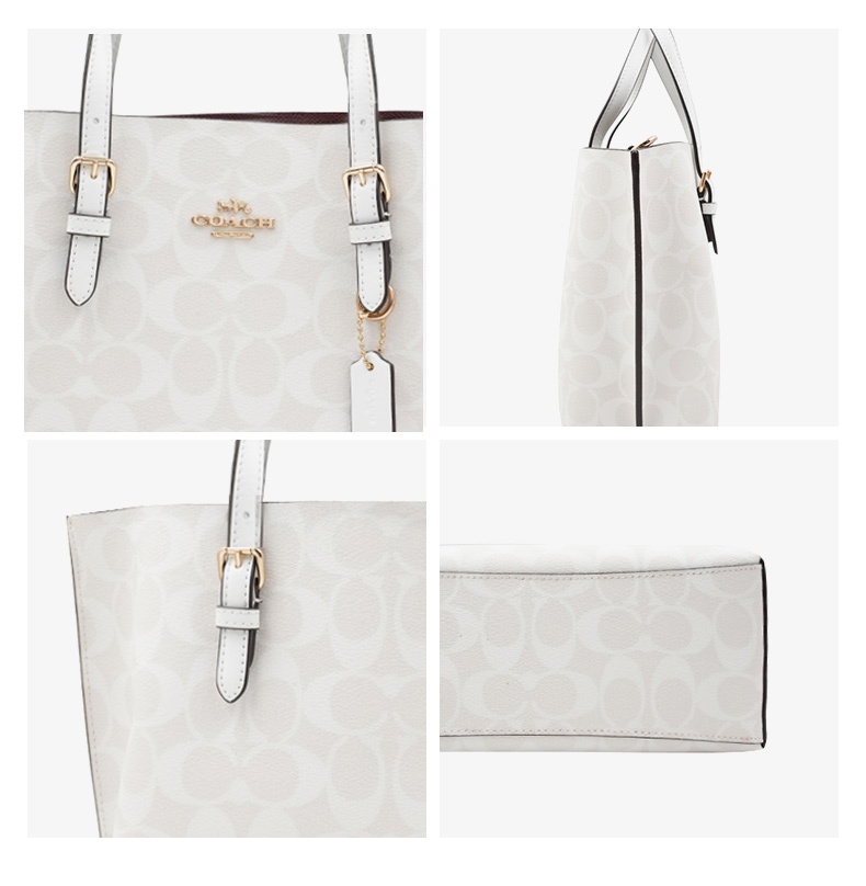 商品Coach|蔻驰 21年新款女士中号托特包手提包斜挎包 C4250 多色 冰川白,价格¥1956,第19张图片详细描述
