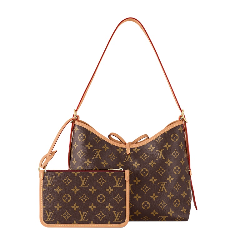 商品Louis Vuitton|【现货】路易威登 女士小号棕色老花帆布配皮磁扣单肩包 M46203,价格¥19540,第2张图片详细描述