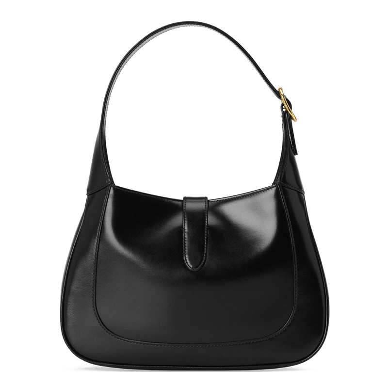 商品Gucci|GUCCI/古驰 Jackie 1961 女士小号黑色牛皮锁扣手提单肩包 636709 10O0G 1000,价格¥20484,第6张图片详细描述