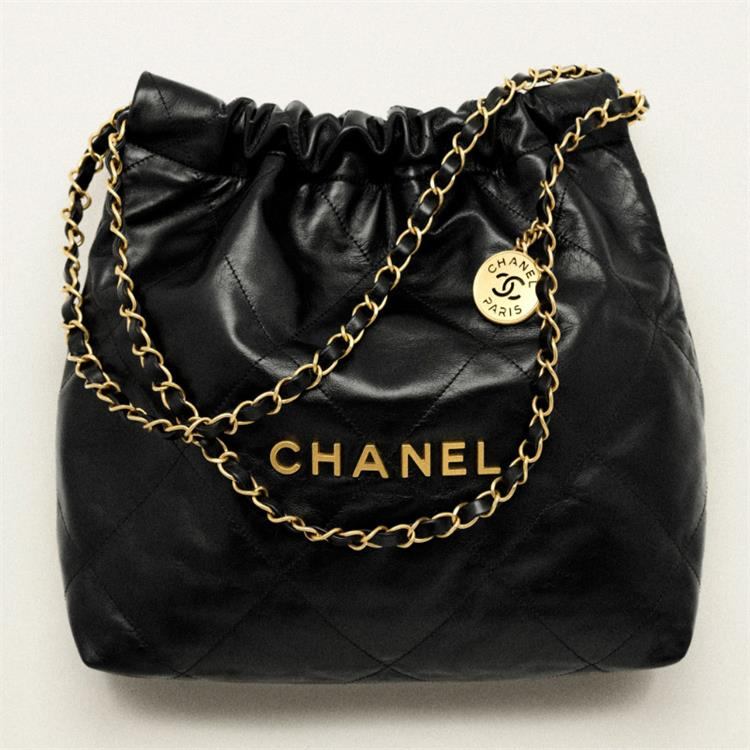 商品Chanel|香奈儿/CHANEL 22Bag 超大容量做旧金标 牛皮托特包Tote包购物袋单肩包小号 女款AS3260-B08037-94305 送礼好物,价格¥61609,第2张图片详细描述