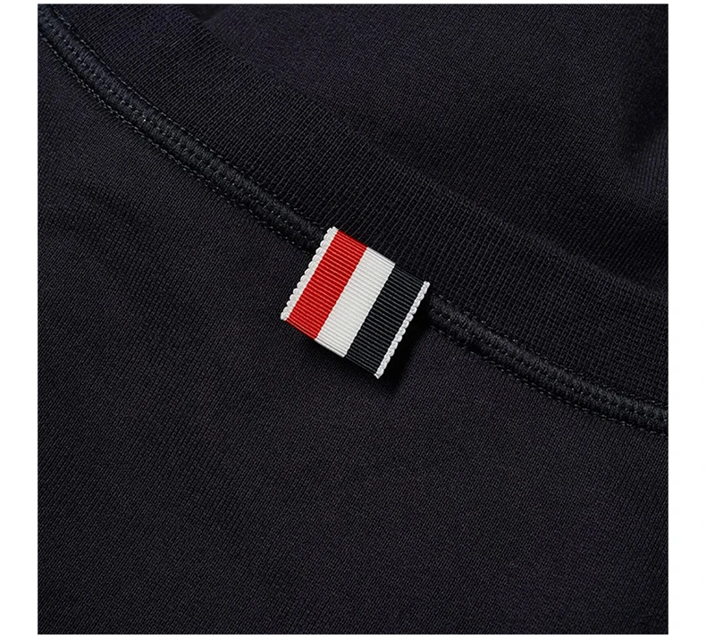 商品Thom Browne|THOM BROWNE 海军蓝色男士卫衣/帽衫 MJT277A-06931-415,价格¥4089,第7张图片详细描述