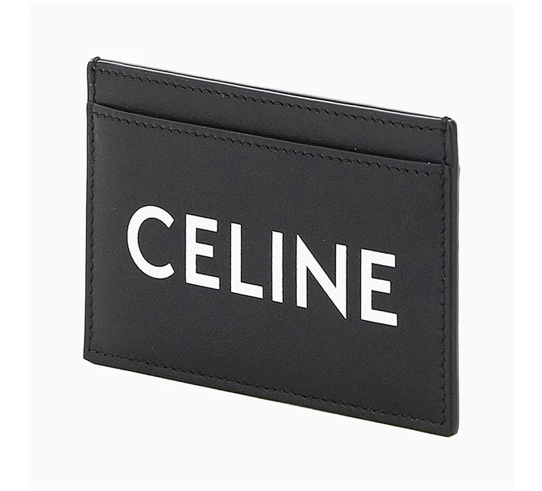 商品[国内直发] Celine|CELINE/赛琳 女士经典款黑色系字母LOGO卡包 10B703DMF-38SI,价格¥2370,第5张图片详细描述
