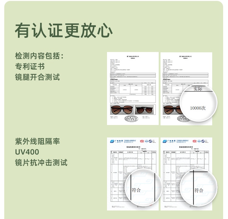 商品[国内直发] Beneunder|蕉下卡片墨镜男款开车防紫外线折叠时尚太阳眼镜防晒驾驶潮流出街,价格¥428,第29张图片详细描述