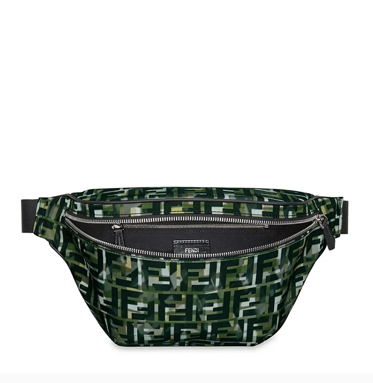 商品Fendi|Fendi 芬迪 男士绿色小牛皮腰包 7VA434-ABM8-F0X93,价格¥4370,第8张图片详细描述