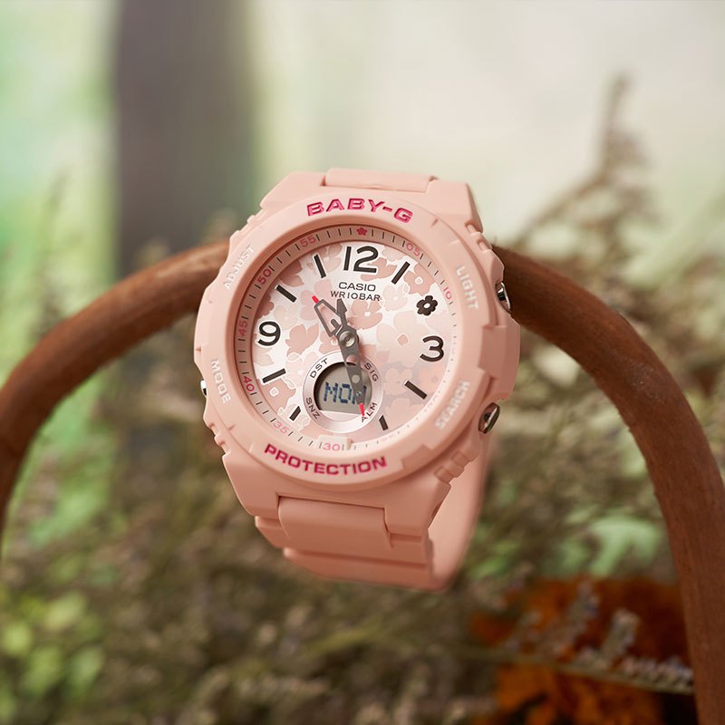 商品[国内直发] Casio|卡西欧手表以户外为灵感的新BABY-G系列 防震 100米防水 高亮度LED照明 世界时间（27个城市） 秒表 蓄光功能,价格¥614,第5张图片详细描述