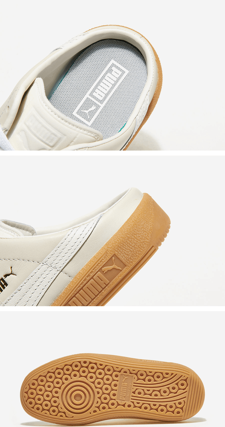 商品Puma|【Brilliant|包邮包税】彪马 Puma Army Trainer Mule  运动鞋 无带 半拖 Whisper White-Whisper White-Gum PKI38782402,价格¥501,第2张图片详细描述